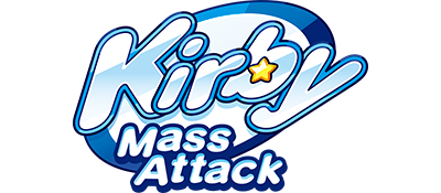 Kirby: Mass Attack title screen for Nintendo DS